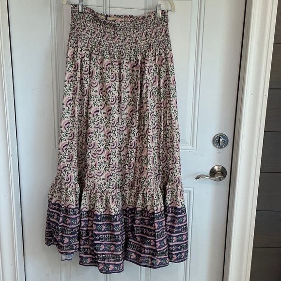 NATURAL LIFE Dresses & Skirts - Floral Pink and Blue Maxi Skirt that can also be worn as a dress